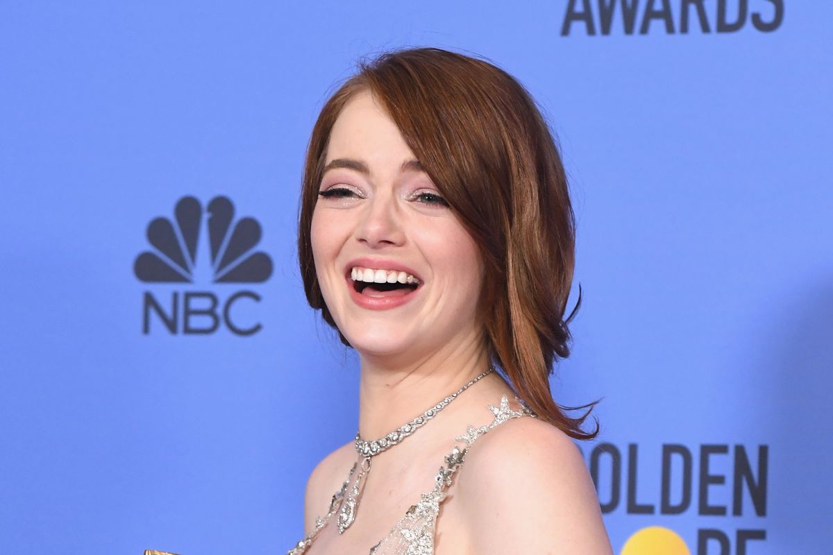 Emma Stone rozbroiła ripostą na niewyszukane pytanie prezentera podczas gali Złotych Globów