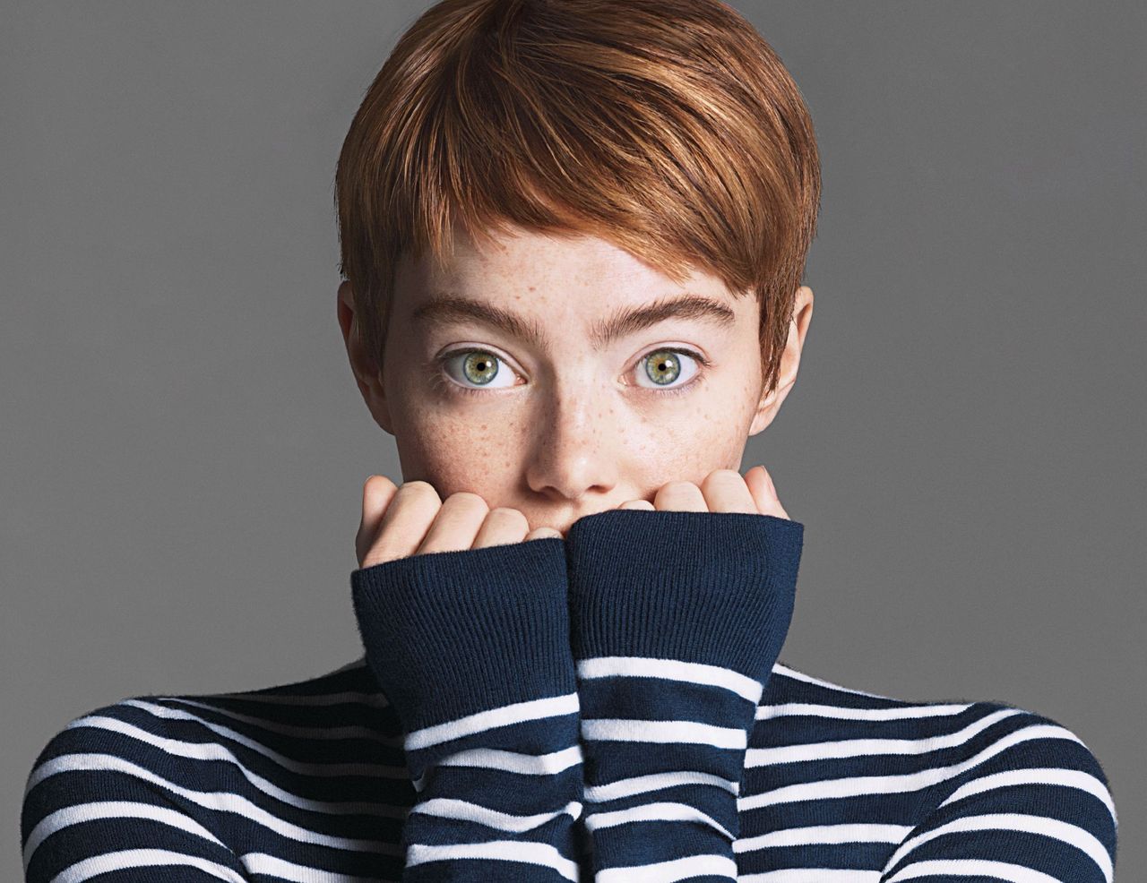 Emma Stone w listopadowej sesji „Vogue US”