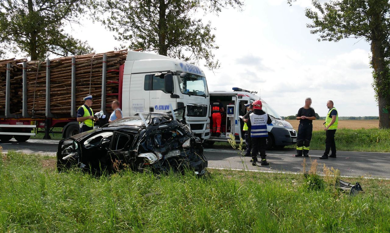 Pięć osób poszkodowanych w wypadku