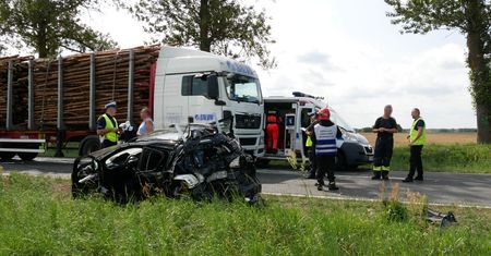 Pięć osób poszkodowanych w wypadku