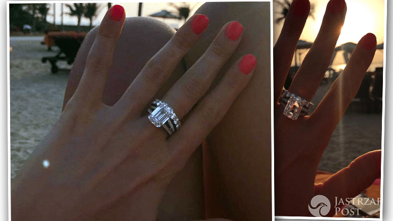 Alicja Ruchała pierścionek zaręczynowy