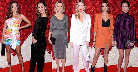 Gwiazdy na premierze filmu "Jak poślubić milionera": Małgorzata Socha, Julia Wieniawa, Małgorzata Foremniak