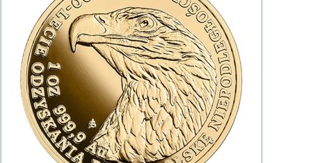 NBP uczcił odzyskanie przez Polskę niepodległości monetą kolekcjonerską. "Bielik" już w sprzedaży
