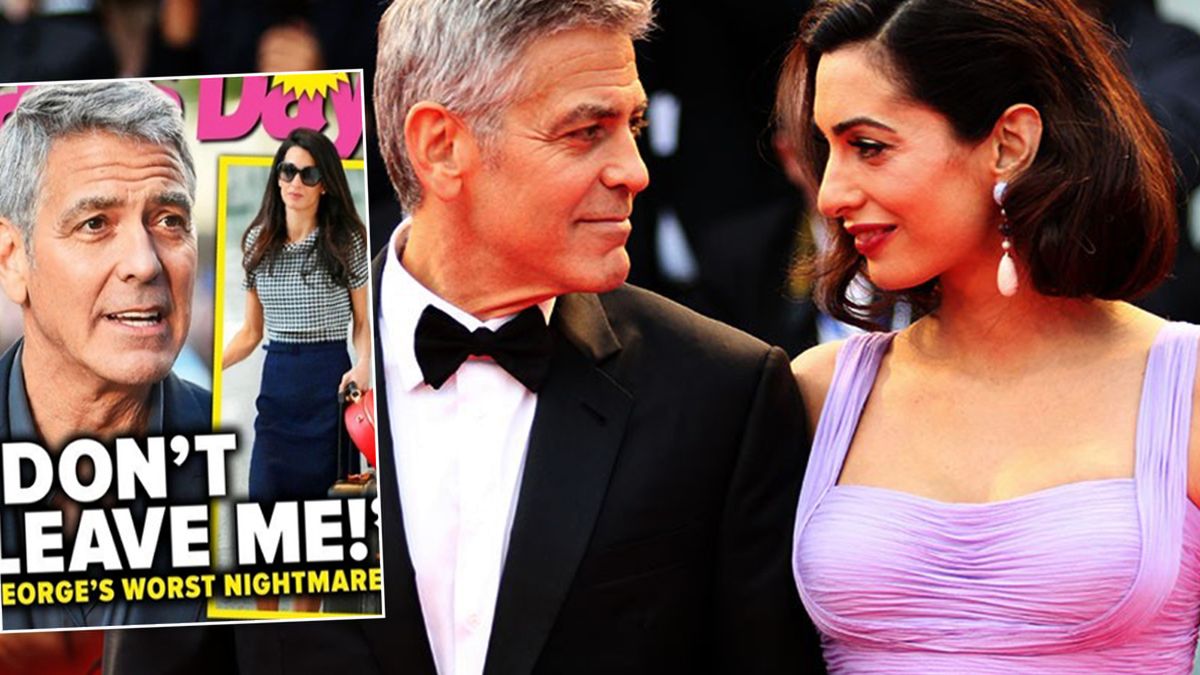 George Clooney błaga żonę, żeby do niego wróciła. Ich małżeństwo znalazło się na zakręcie
