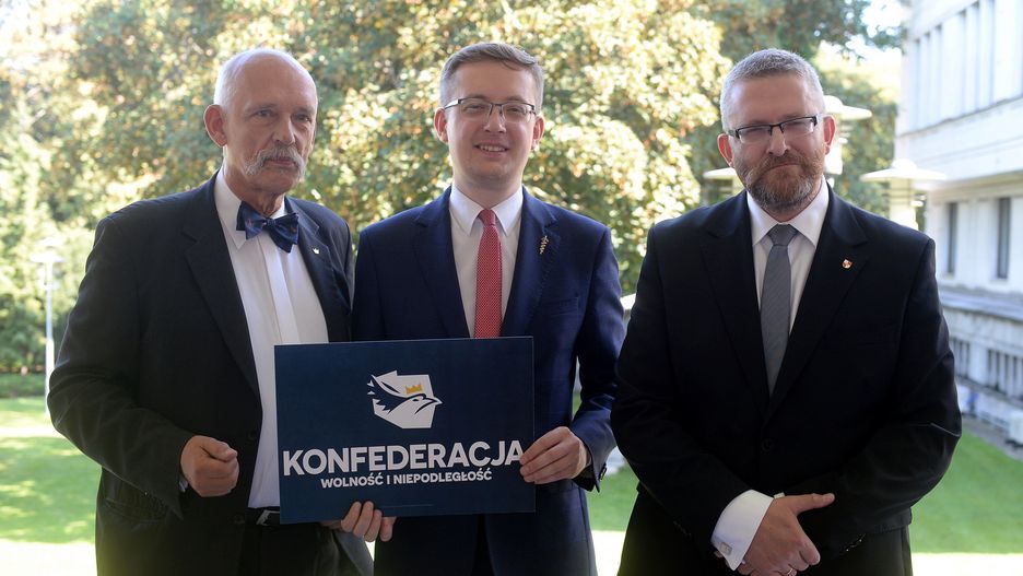 Wybory do parlamentu. Liderzy Konfederacji.