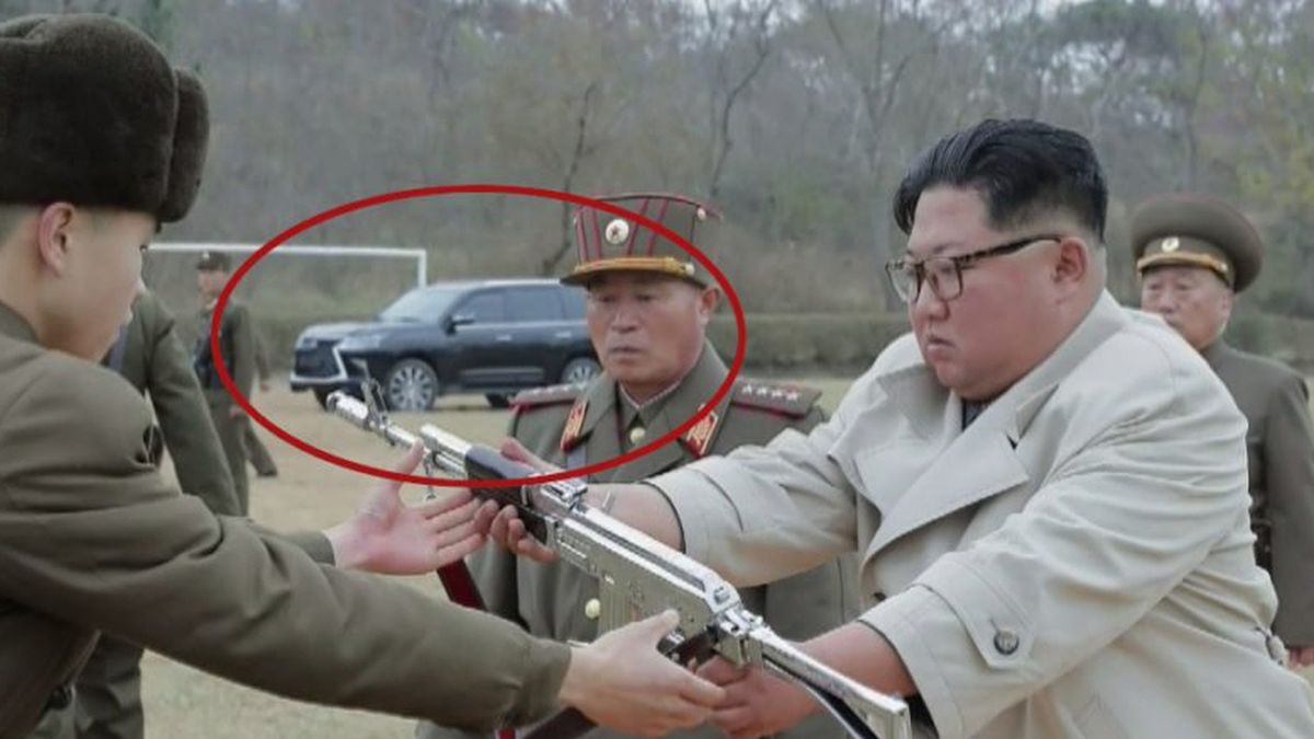 korea północna kim dzong un auto lexus