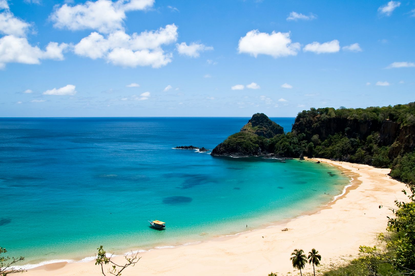 Sancho Bay Beach na wyspie Fernando de Noronha 