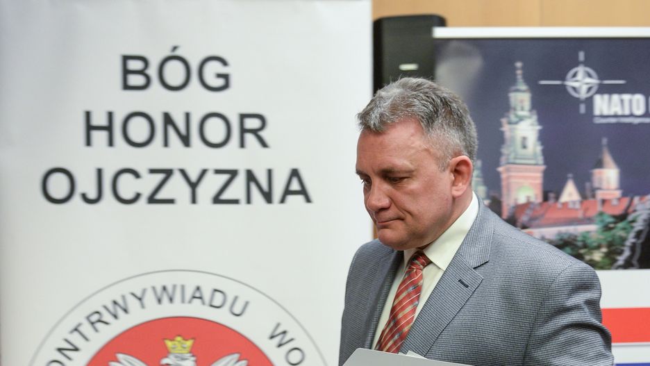 Mariusz Marasek jako szef Centrum Eksperckiego Kontrwywiadu NATO