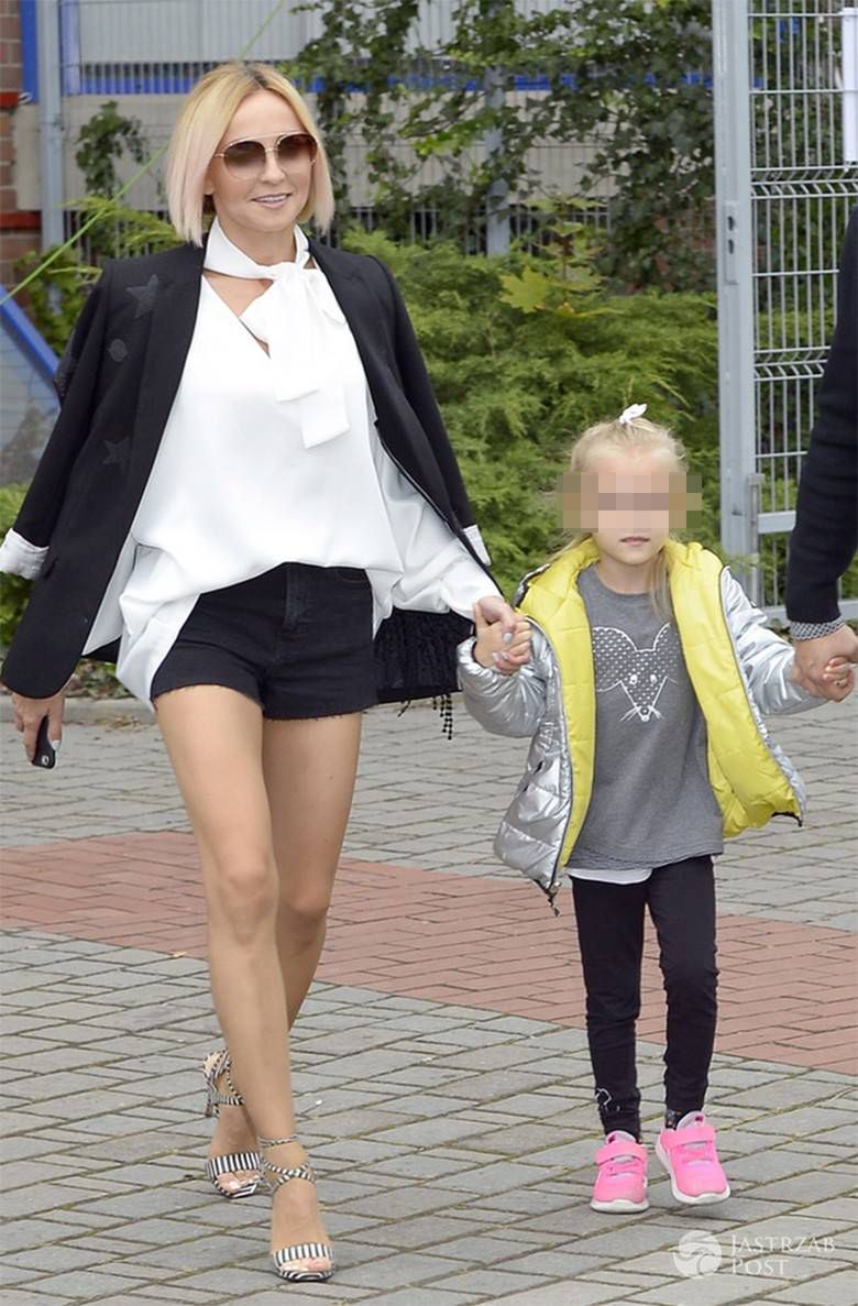 Ania Wyszkoni z córką na próbie - Opole 2017
