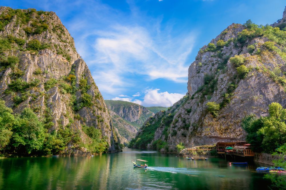 Macedoński raj. Kanion Matka pod Skopje