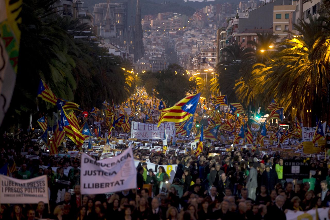 Ogromna demonstracja w Barcelonie. 750 tys. osób na ulicach
