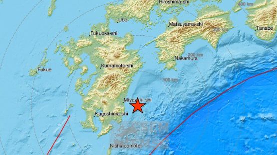 Silne trzęsienie ziemi na wyspie Kiusiu
