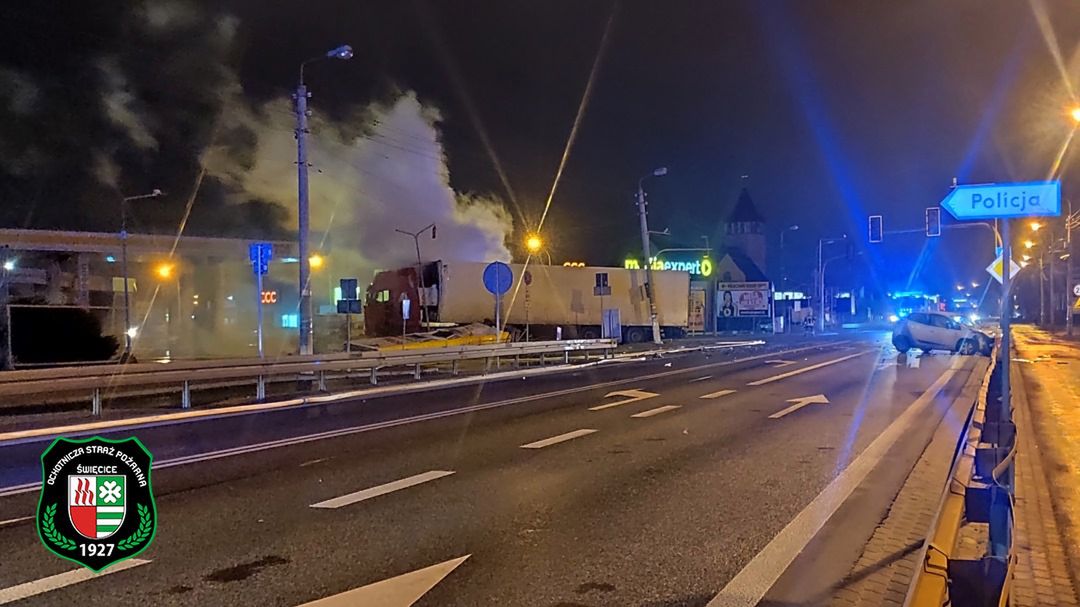 Błonie. Do wypadku doszło w czwartek wieczorem