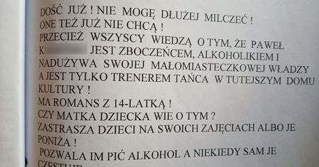 Afera pedofilska w Słupsku. To ona dostała anonim. "Dzisiaj postąpiłabym inaczej"
