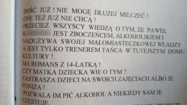 Anonim, który przyszedł do Słupskiego Ośrodka Kultury