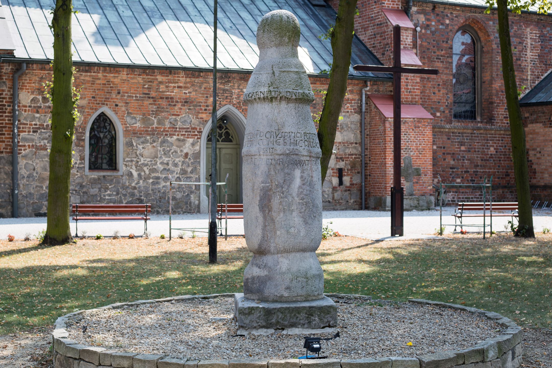 Słup drogowy, najbardziej znany zabytek Konina 