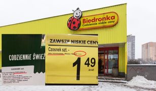 Polski czosnek z Portugalii? AGROUnia pokazała zdjęcia, które zrobiła w Biedronce. Sieć odpowiada