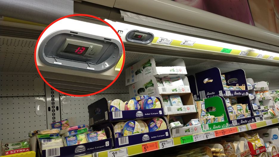 Lodówki w Biedronkach mają problem z utrzymaniem temperatury nawet 10 st. C.