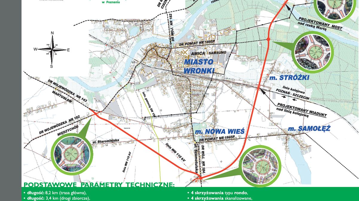 Ogłoszono przetarg na budowę obwodnicy Wronek.
