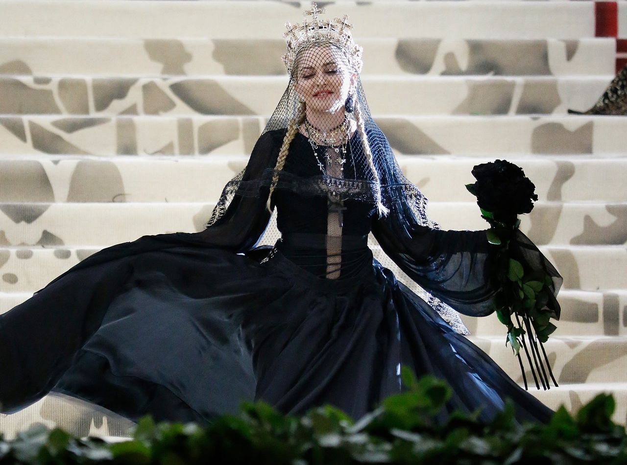 Madonna cała w czerni. MET Gala należała do niej