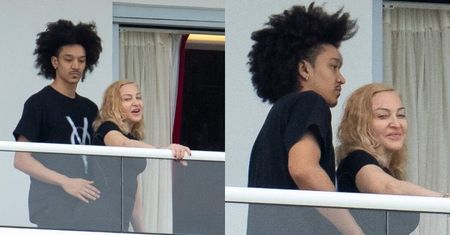 61-letnia Madonna relaksuje się w objęciach młodego kochanka na hotelowym balkonie w Miami (FOTO)