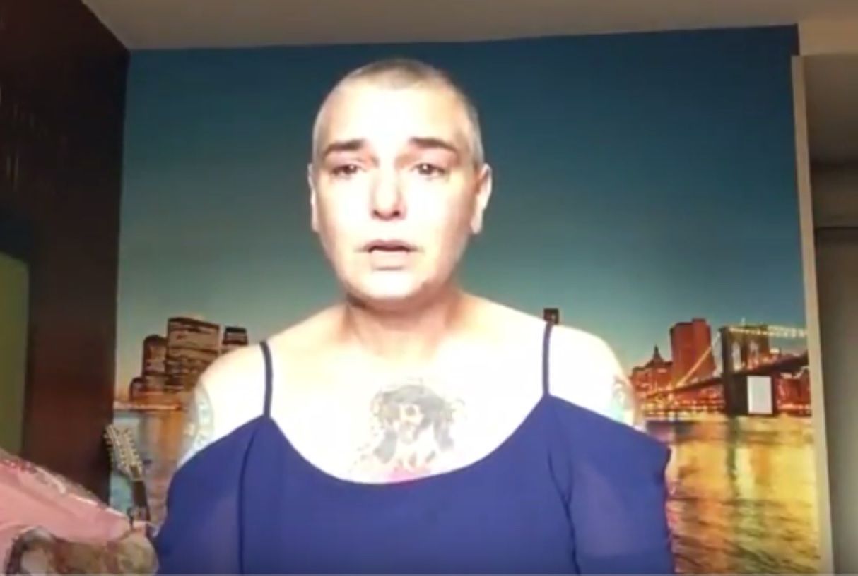 Sinead O'Connor jest na skraju załamania nerwowego. Opublikowała wstrząsające video