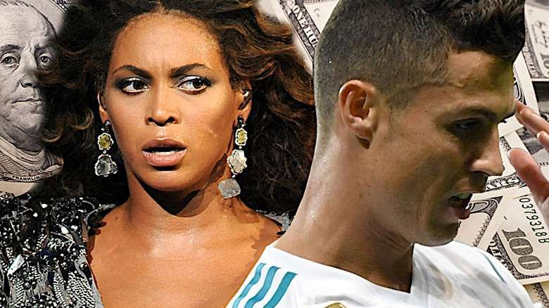 Cristiano Ronaldo, Beyonce, Forbes