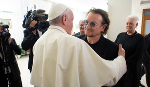 Bono na spotkaniu z papieżem Franciszkiem. Wśród tematów pedofilia w kościele