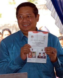 Yudhoyono wygrał wybory w Indonezji?