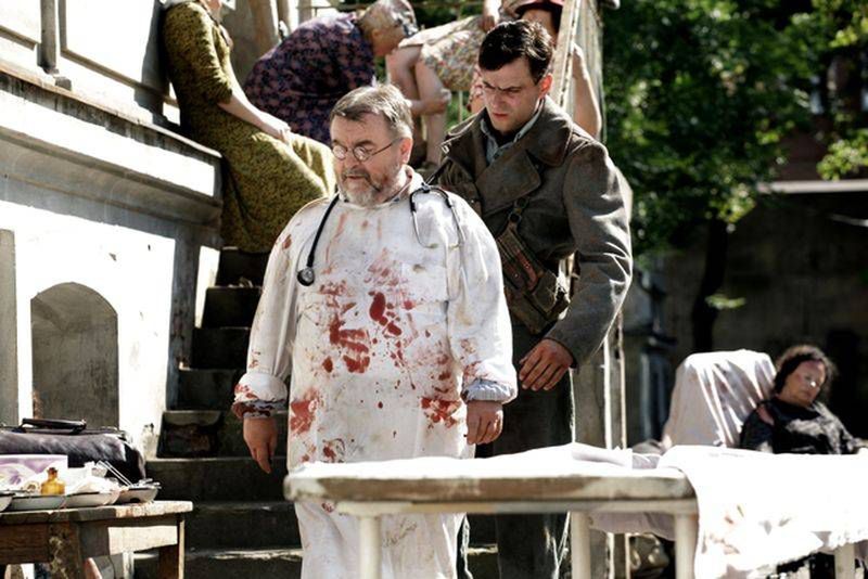 Edward Miszczak na planie Czasu honoru