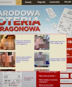 Atak na rządową stronę Loterii Paragonowej. Wyświetla się porno