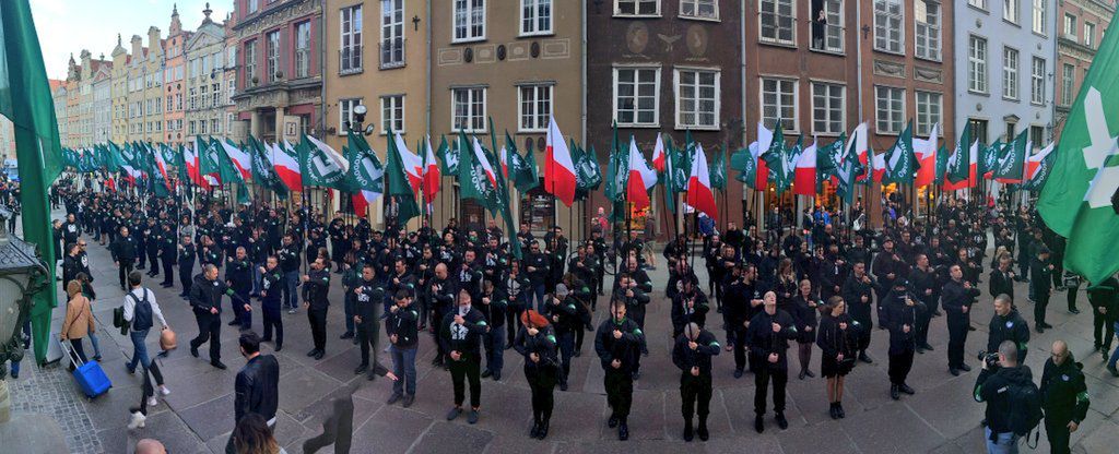 ONR w "świątyni" Solidarności. Rulewski: Powinniśmy bronić stoczni