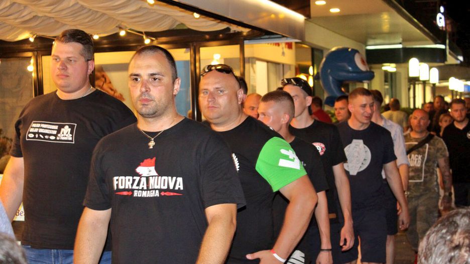 Patrol ONR i Forza Nuova we włoskim Rimini