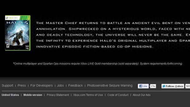 Skoro Halo 4 wychodzi na Xboksa 360, to po co mu &quot;system requirements&quot;?