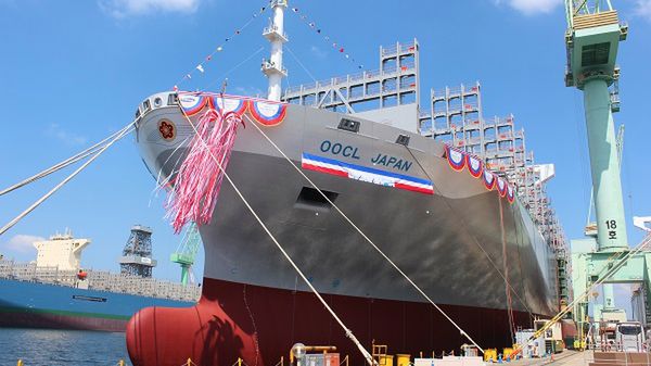 Statek OOCL Japan będzie wpływał do gdańskiego portu
