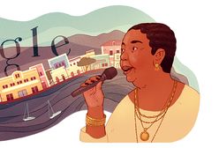 Cesária Évora upamiętniona przez Google Doodle. "Bosonoga diva" potrafiła oczarować głosem