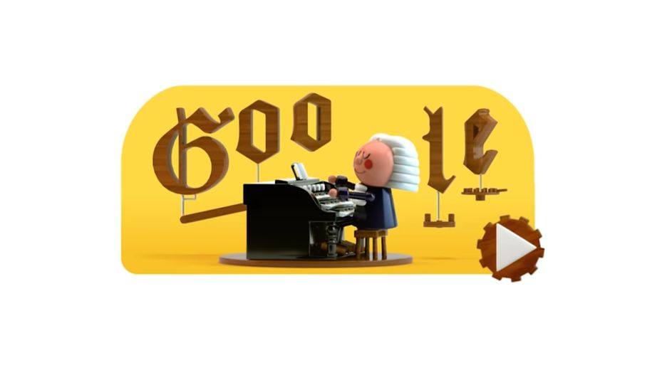 Jan Sebastian Bach bohaterem Google Doodle.