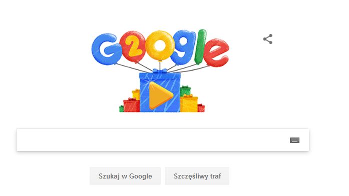 Google ma już 20 lat