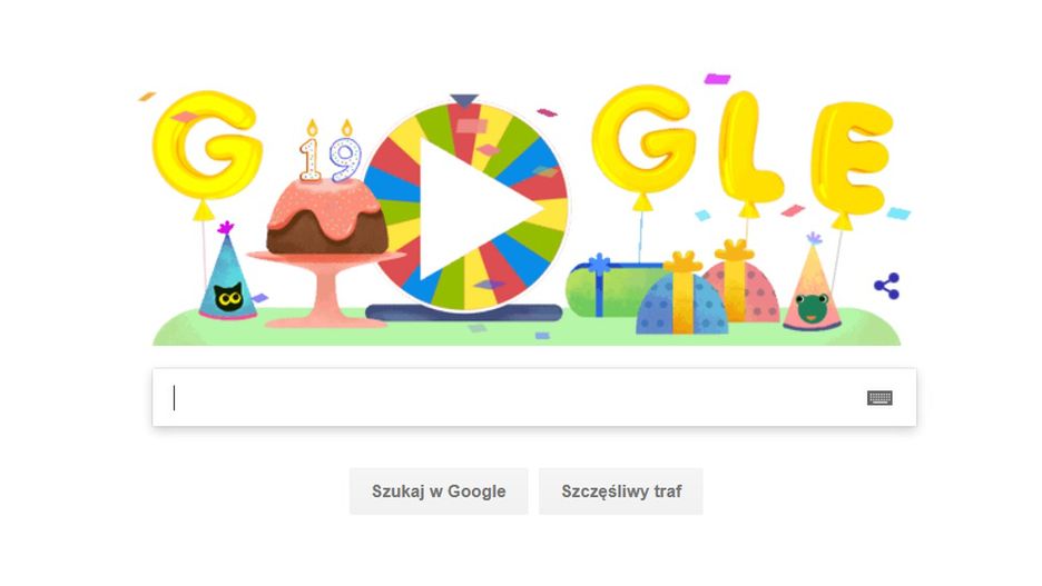 Nowe Google Doodle pozwala zagrać w aż 19 gier