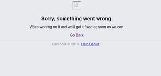 Awaria Facebooka. Nie działa na komputerach i telefonach