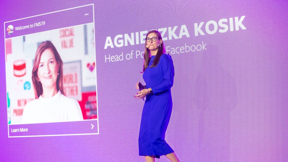 Agnieszka Kosik od października 2018 kieruje polskim oddziałem Facebooka