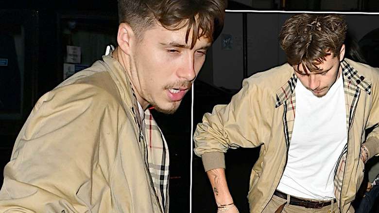 Brooklyn Beckham pijany