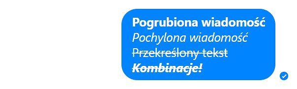 Jak zrobić pogrubienie, kursywę czy przekreślenie - przykłady 