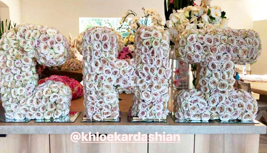 Khloe Kardashian wysłała Chicago West kwiaty
