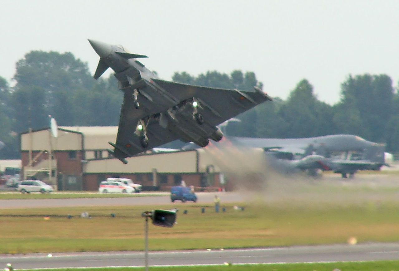 Startujący Eurofighter