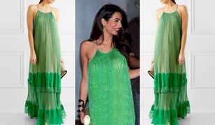 LOOK OF THE DAY: Amal Clooney w szmaragdach Stelli McCartney