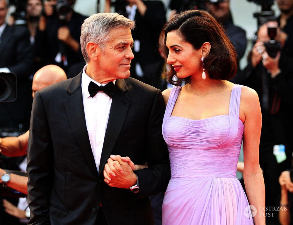 George Clooney i Amal Clooney na festiwalu w Wenecji 2017