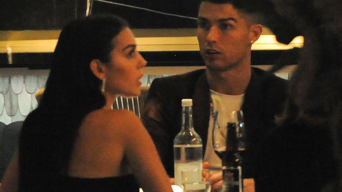 Georgina Rodriguez i Cristiano Ronaldo na kolacji