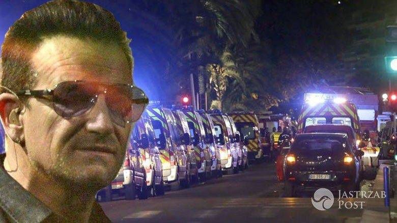 Bono był w sercu zamachu w Nicei! Antyterroryści uratowali mu życie