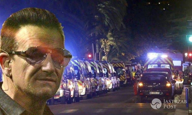 Bono był w centrum zamachu w Nicei! Antyterroryści uratowali mu życie